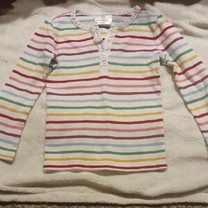Hanna Andersson Multicolor Striped Long Sleeve Shirt